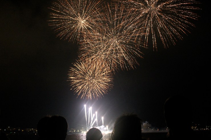 Fireworks in Cannes.