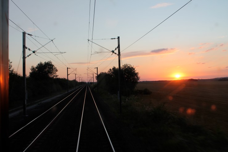 Our view from the caboose.
