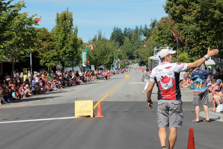 Clearing the way for the excitement.