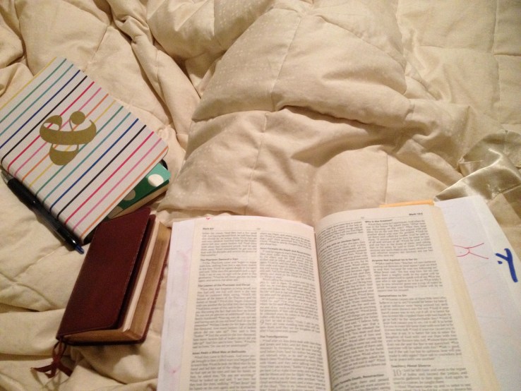 Journal, Bible, Book of Common Prayer - good start to my day